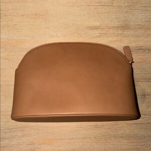 Gathre | Tan Vegan Leather Clutch | Brown